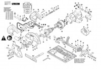 Bosch 3 601 F68 970 GKS 65 GCE Circular hand saw 230 V / GB Spare Parts GKS65GCE